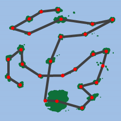 Orange Islands traveling patterns in Pokemon