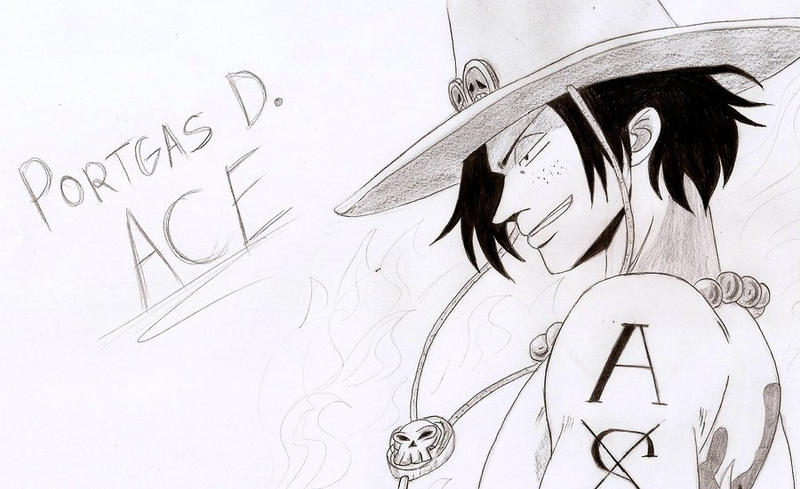 Ace Drawing One Piece Drawing Art Ideas