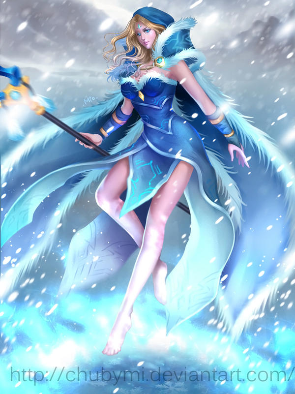 Download Dota 2 Crystal Maiden Arcana Wallpaper