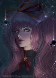 Grim Lord Sakura Halloween FFBE by ChubyMi