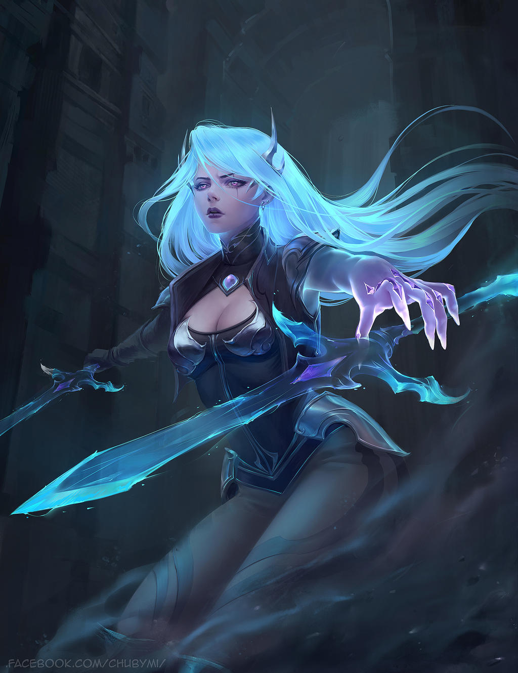 Death Sworn Katarina Skin League of Legends by ChubyMi on DeviantArt