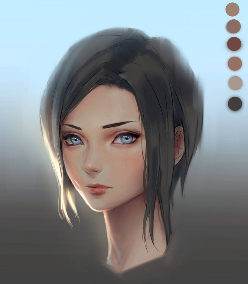 Skin rendering in Photoshop by ChubyMi on DeviantArt