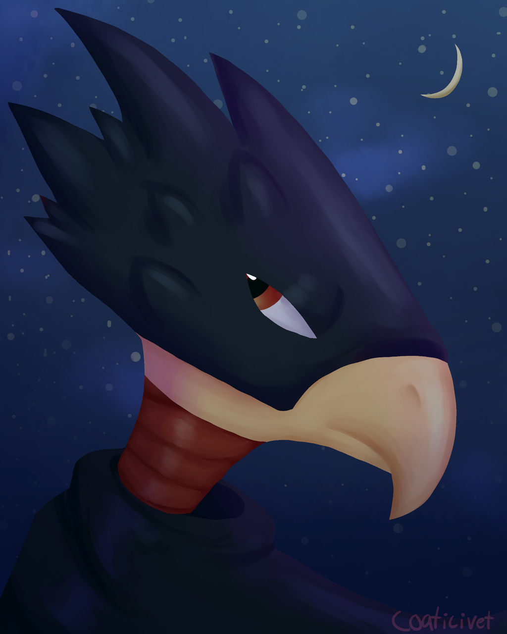 Tokoyami by coaticivet on DeviantArt