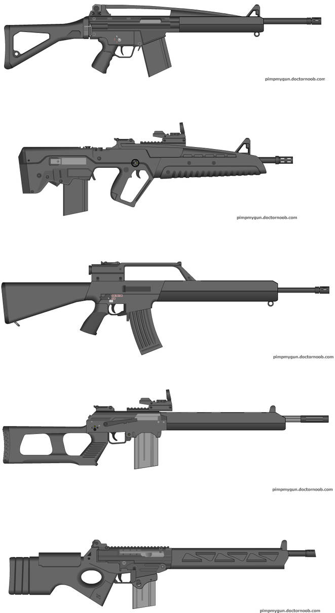 Some 0.6 battle rifles by Robbe25 on DeviantArt