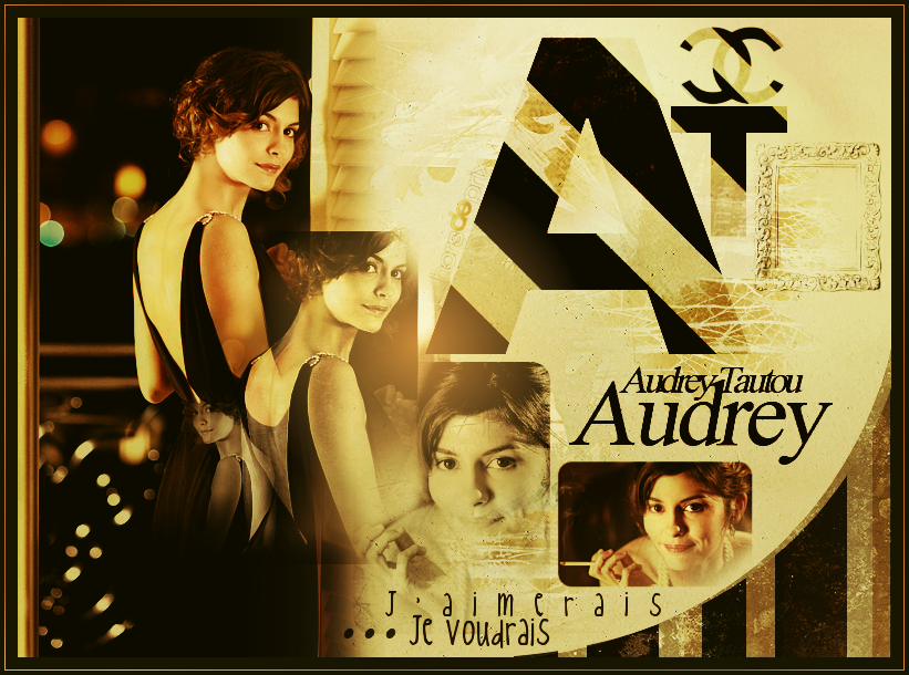 A, is for : Audrey Tautou