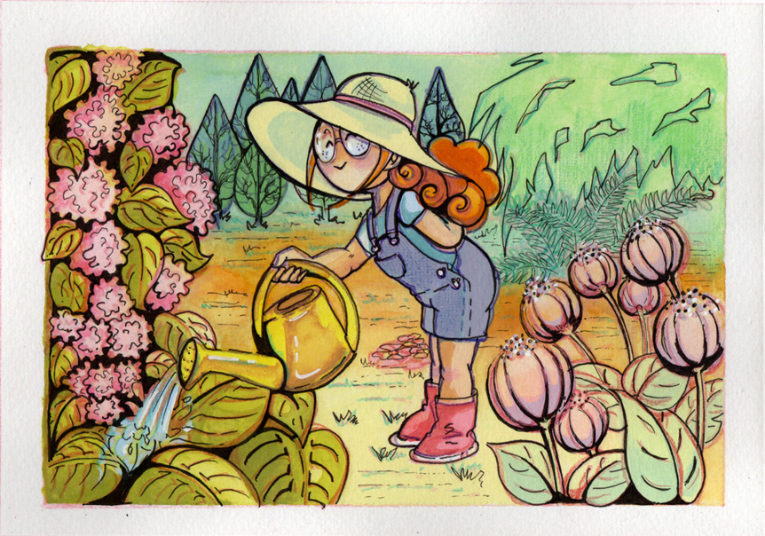 Botaniste (couleur )