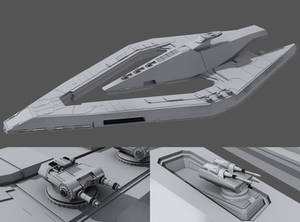 Imperial Star Destroyer WIP 3D