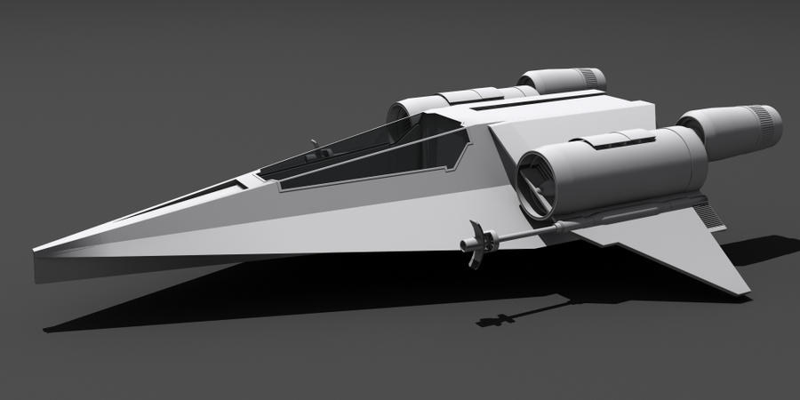 Star Wars Incom Star Wars Incom Fighter 3D wip by AdamKop on DeviantArt