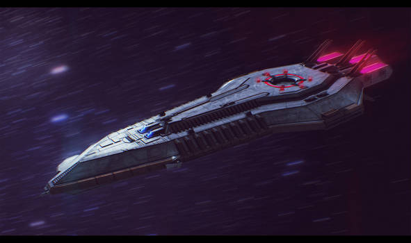 3D Lazerus Starship Commission