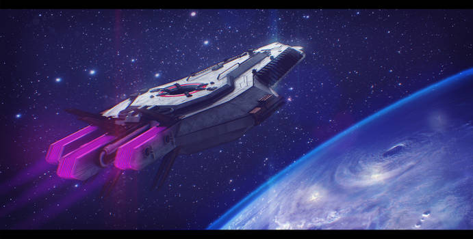 Lazerus Starship 3D Commission
