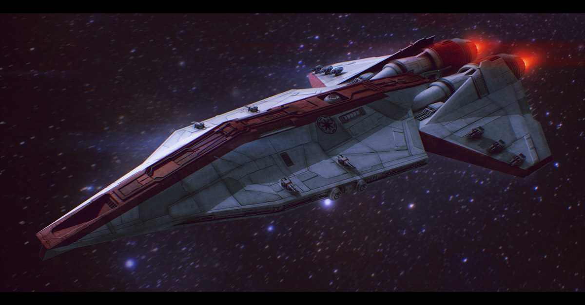 Star Wars Republic Corvette Commission