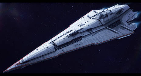 Star Wars Imperial Star Destroyer Commission by AdamKop