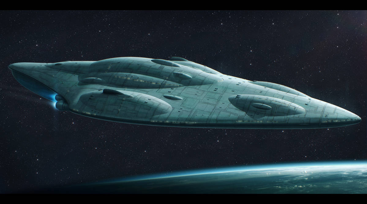 Star Wars Mon Calamari Shipyards MC80B by AdamKop