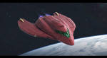 Metroid: Zero Mission - Samus' Gunship by AdamKop