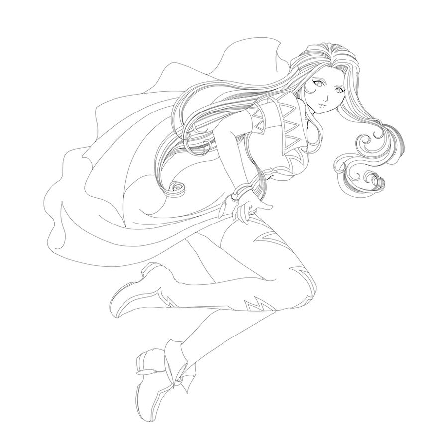 Ah! My Goddess : Urd LineArt