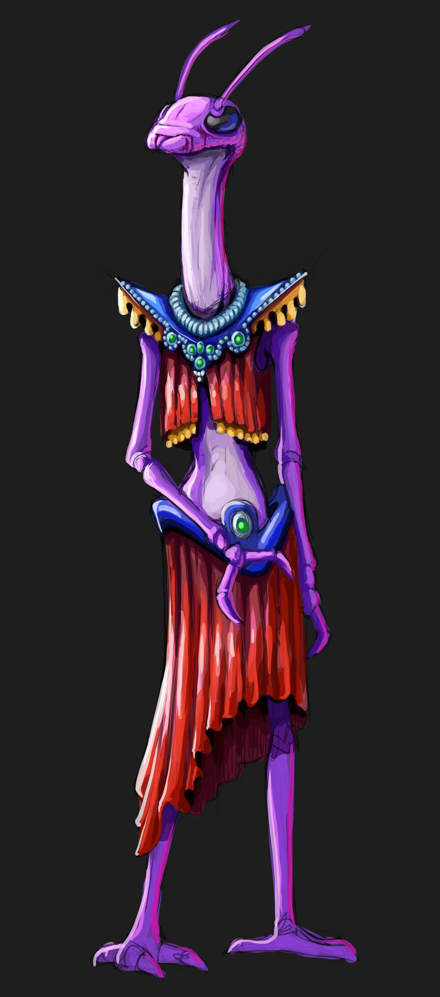 Bug Alien by ThatAlleyRat on DeviantArt