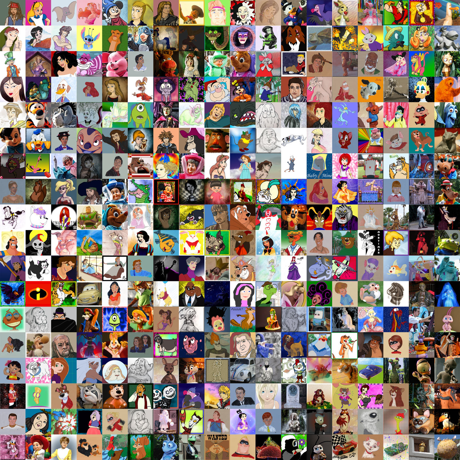 A Disney Patchwork by DisneyDreamers on DeviantArt