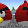 Red Cardinal Bird - Angry Birds