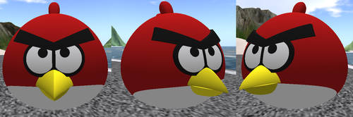 Red Cardinal Bird - Angry Birds