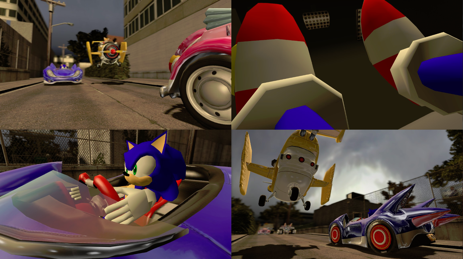 Sonic Zooming The Speed Way!