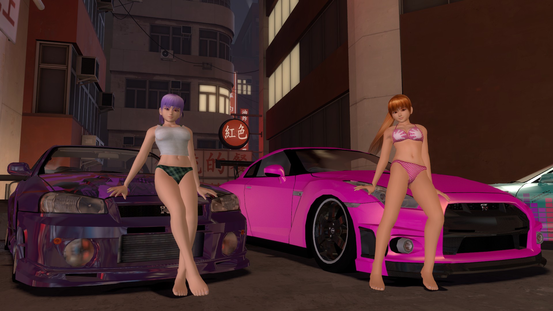 Ayane and Kasumi Car Models!