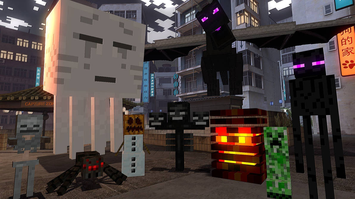 Minecraft Enemies Block Minecraft Enemies by xSakuyaChan510x on DeviantArt