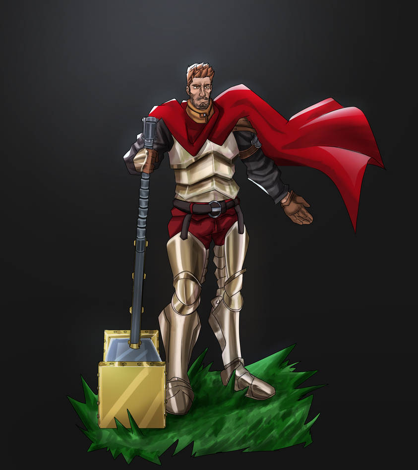 Knight Hamer hammer knight by MODIUS21 on DeviantArt