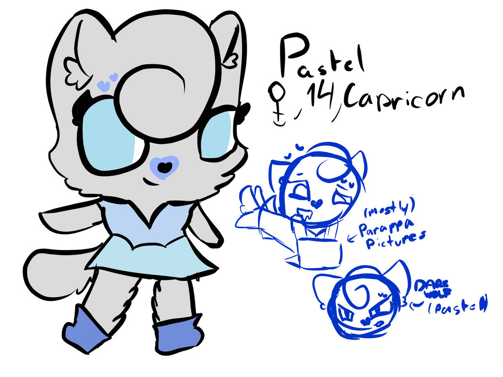 Parappa the Rapper OC: Pastel by AlpacaDrawer on DeviantArt