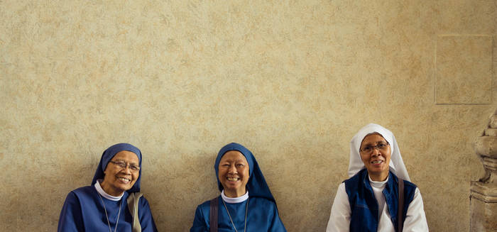 Nuns's smile