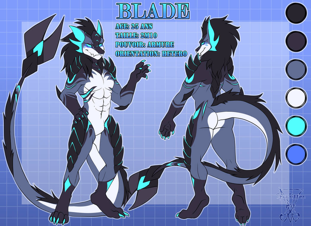 Blade Reference Blade Reference Sheet by SpookittenArt on DeviantArt