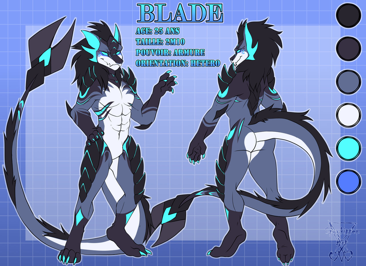 Blade Color Reference Blade Reference Sheet by SpookittenArt on DeviantArt