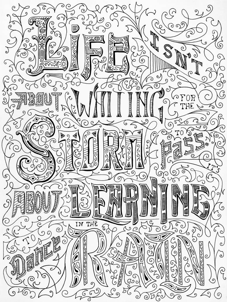 Vintage-inspired Hand Lettering by Milalai on DeviantArt