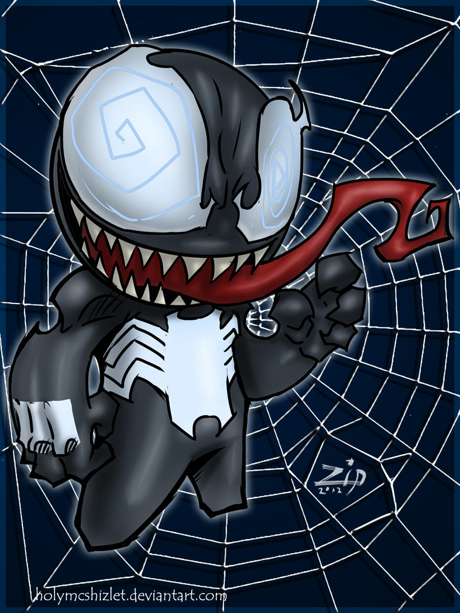 cute venom sticker