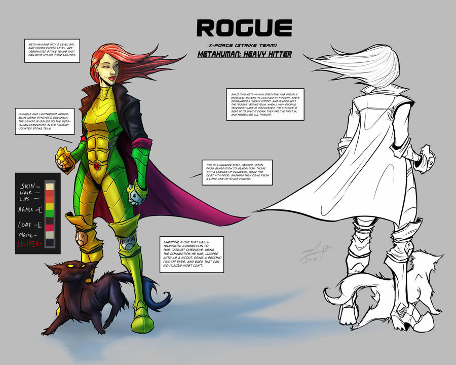 X-FORCE Rogue Team Operative Character Sheet by ZipDraw on DeviantArt