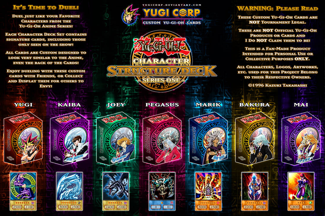 Character Structure Decks - Complete Poster UPDATE by YugiCorp on DeviantArt Character Structure Decks - Complete Poster UPDATE by YugiCorp on DeviantArt
