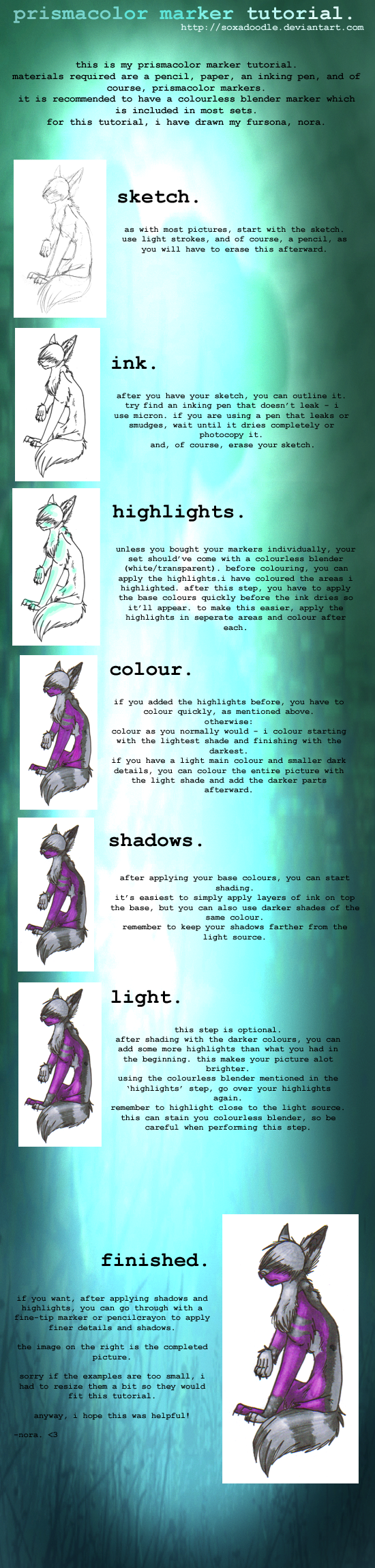 Prismacolor Marker Tutorial.