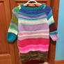 Scrap Yarn Sweater!