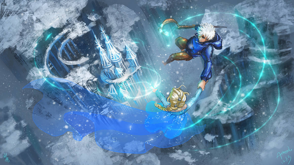 Elsa and Jack Frost~A Song of Ice and Frost~ by Athena-Erocith