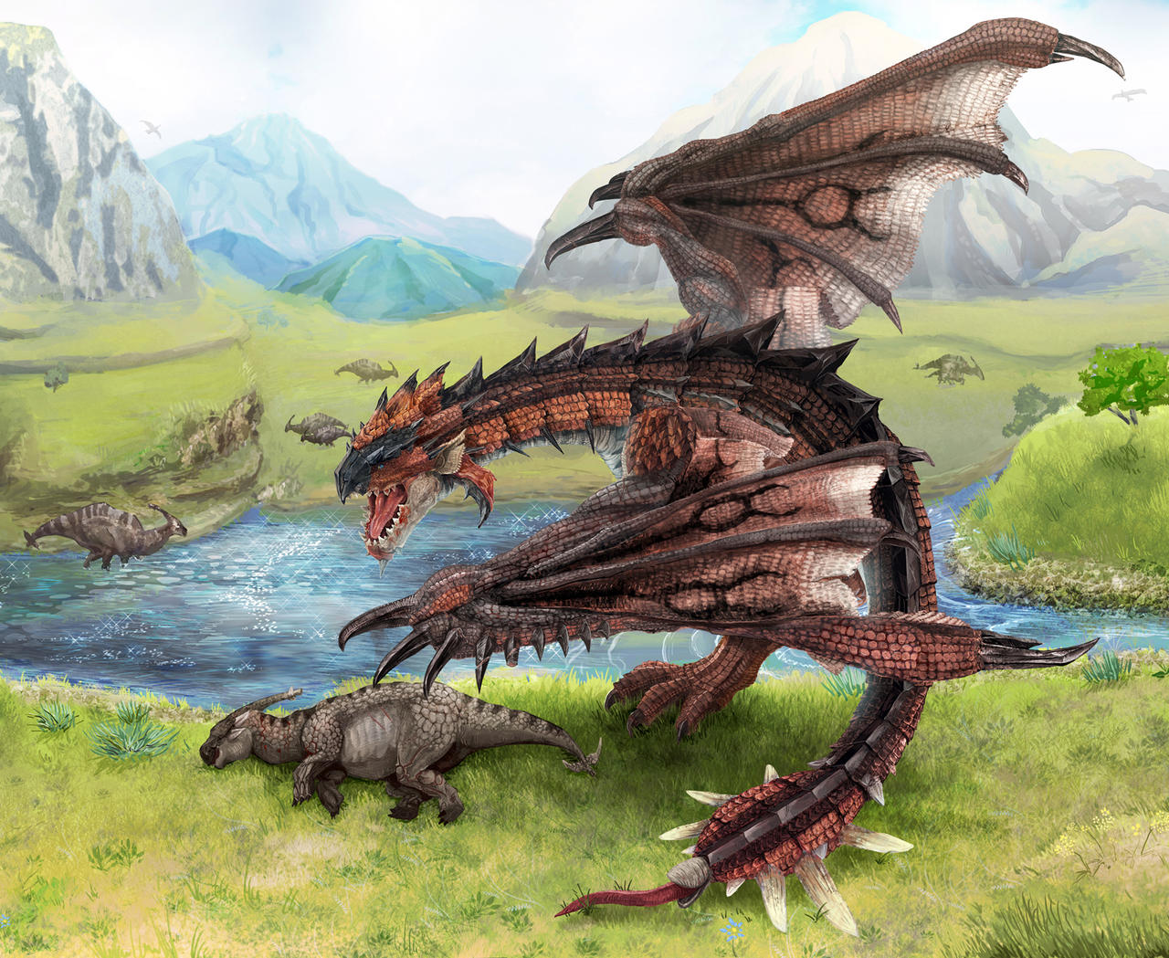 Rathalos by nagakura15 on DeviantArt