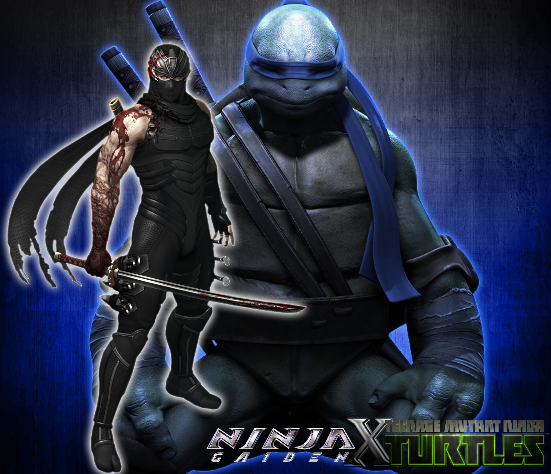 Ninja Gaiden X TMNT - Hayabusa X Leonardo Image 2