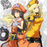 GGXrd May and Millia Rage art