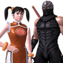 Tekken X DOA - Xiaoyu and Hayabusa