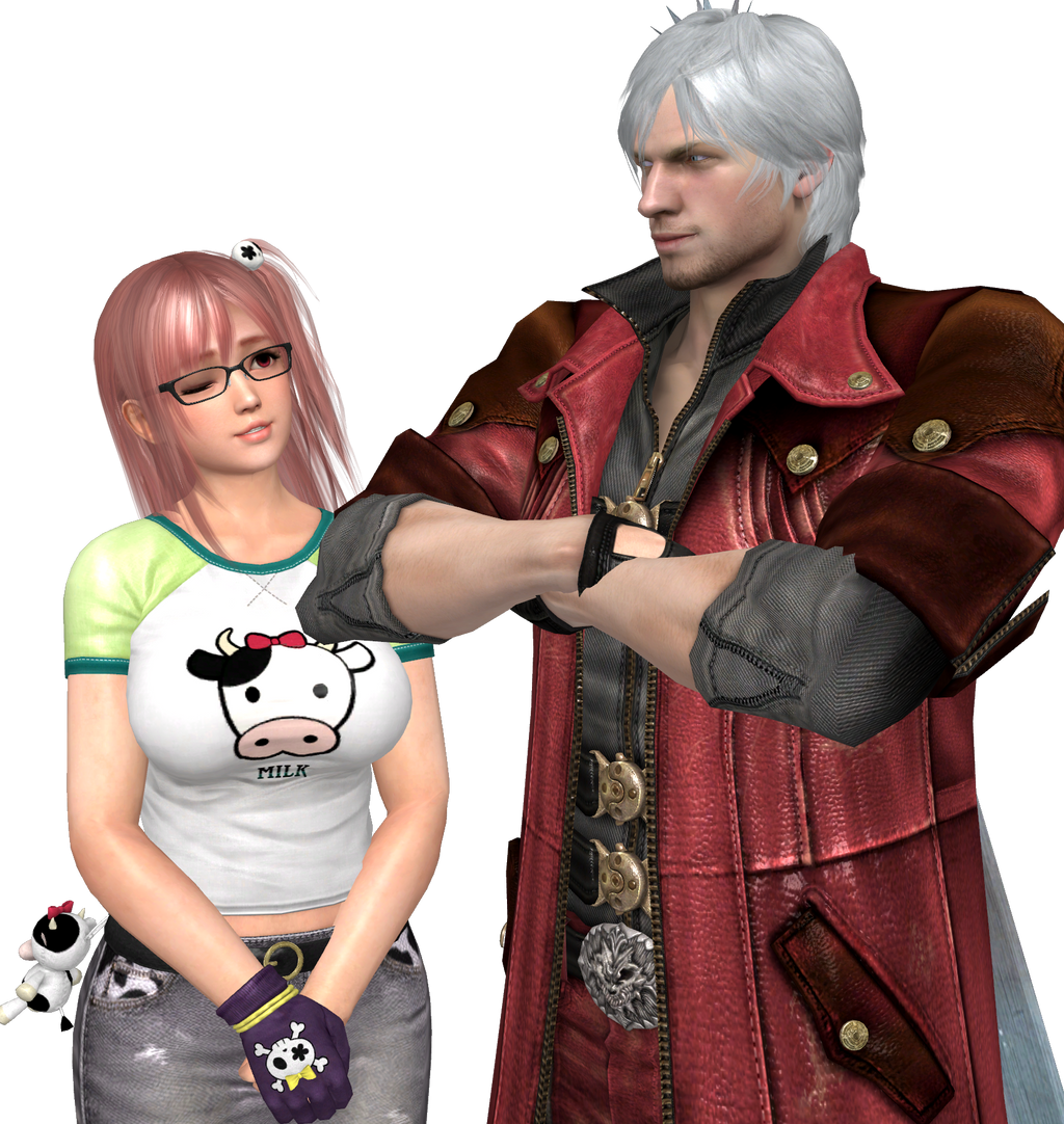 DOA X Capcom - Honoka and Dante