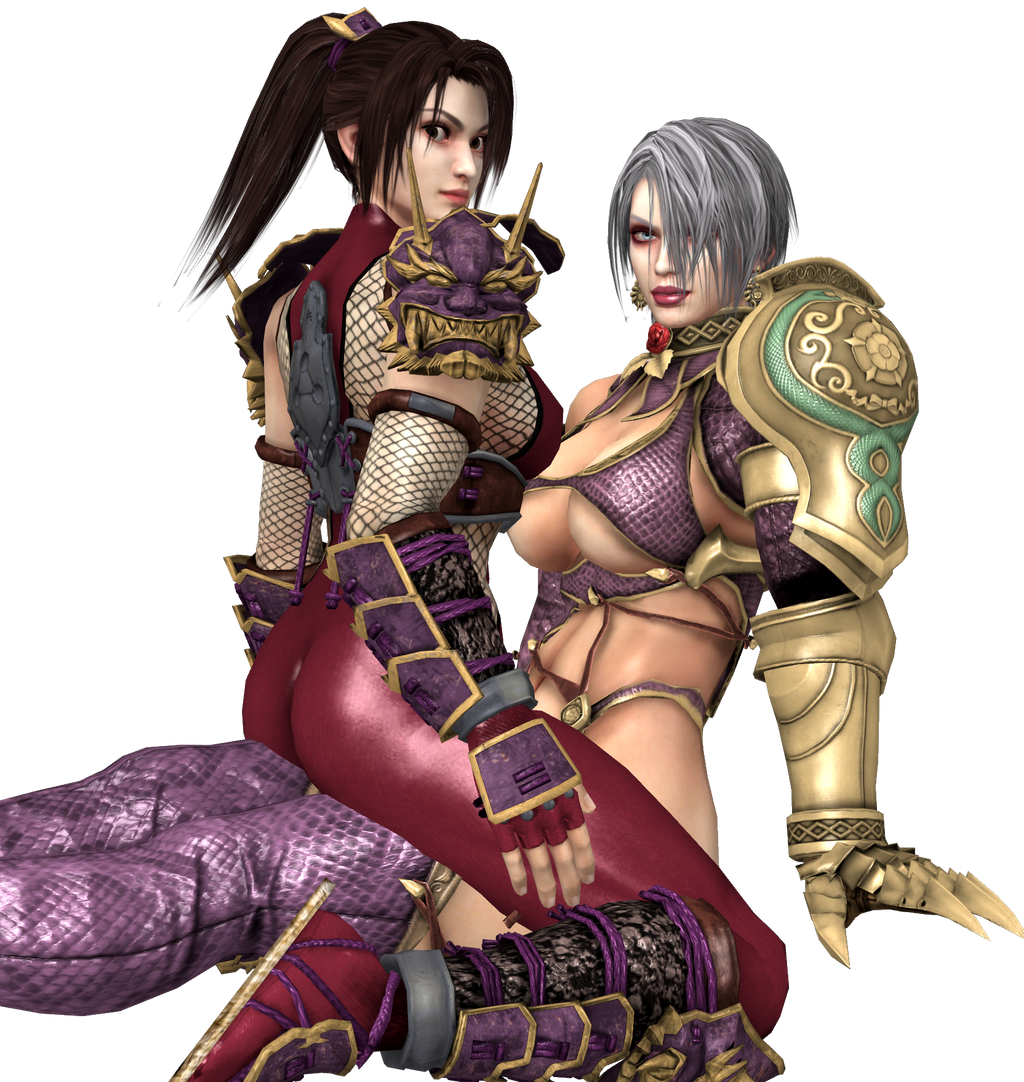 Soul Calibur - Taki X Ivy (Sitting Pose)