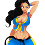 Street Fighter V Laura Pixiv Recolor 4