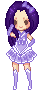 purple sailor moon girl