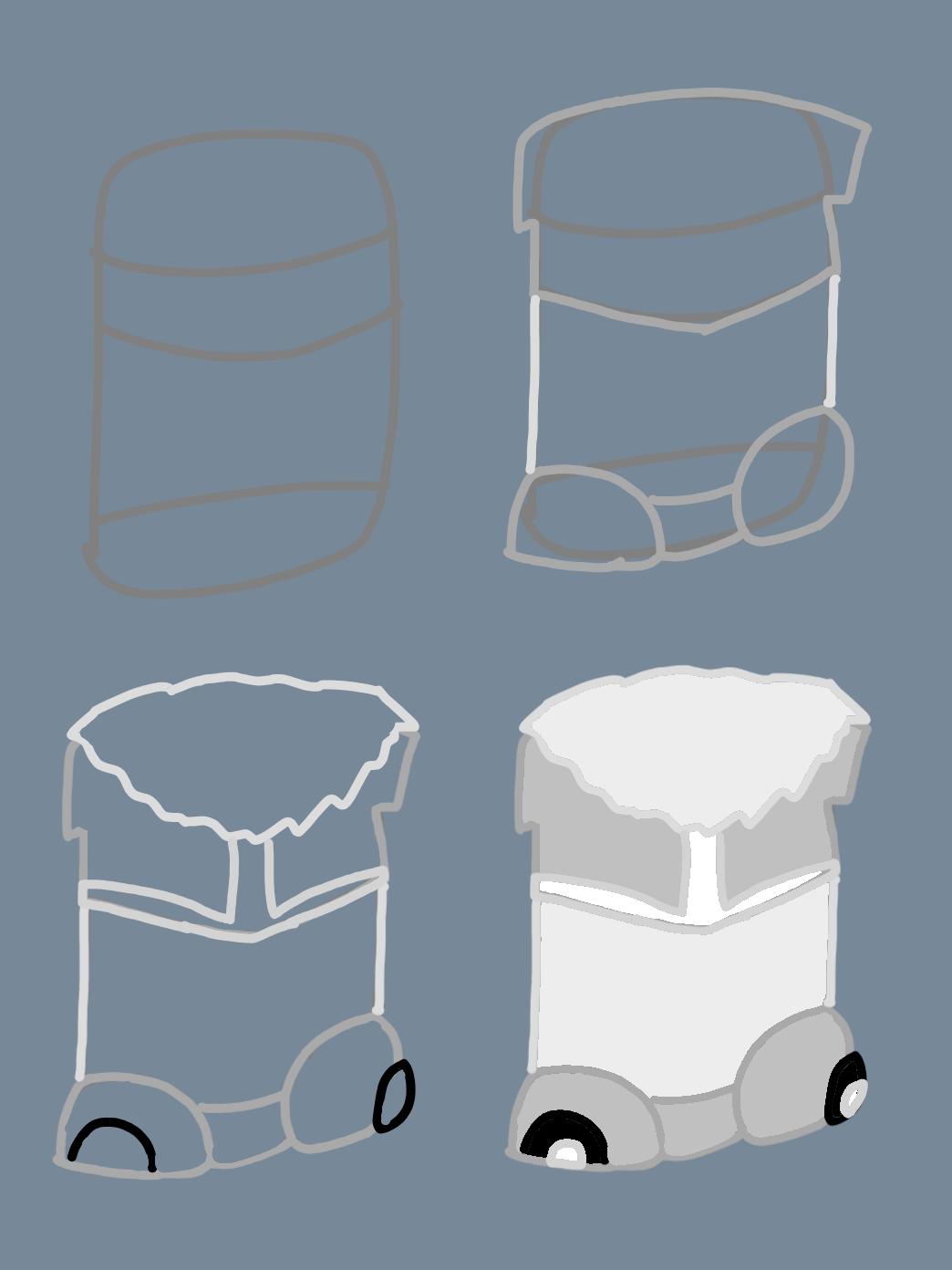 Protogen Tutorial Draw How to #1 part 2 protogen torso by DanEGmr on DeviantArt