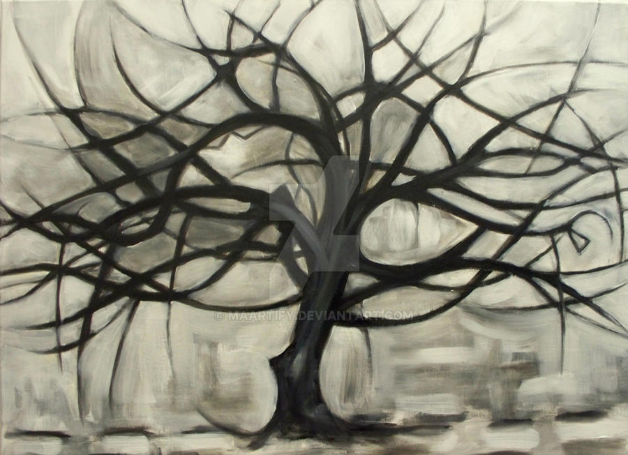 De grijze boom/ the grey tree