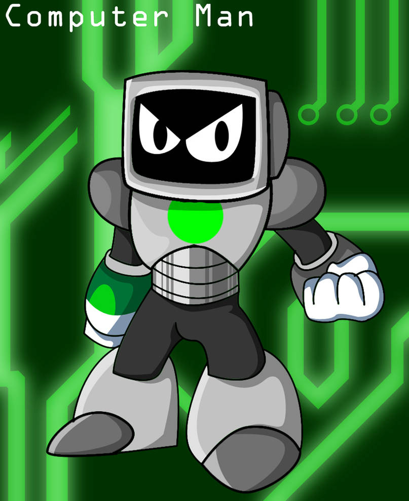 Computer Man by spdy4 on DeviantArt