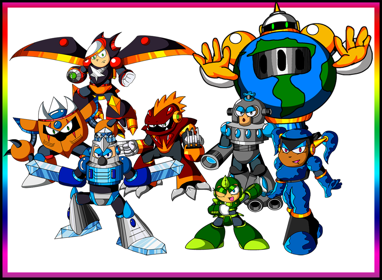 Set 3 Of My Robot Masters By Spdy4 On Deviantart Set 3 Of My Robot Masters By Spdy4 On Deviantart